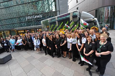 The Flying Spedan at john Lewis, Cardiff